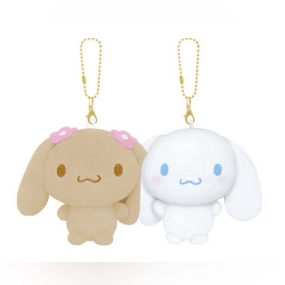 Sanrio Characters Pair Mini Plushie Mascot Strap